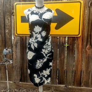 Talbots Sleeveless Textured Cotton Sheath Dress!